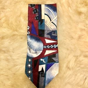 💜SALE 3/$10💜Abstract print Silk Tie